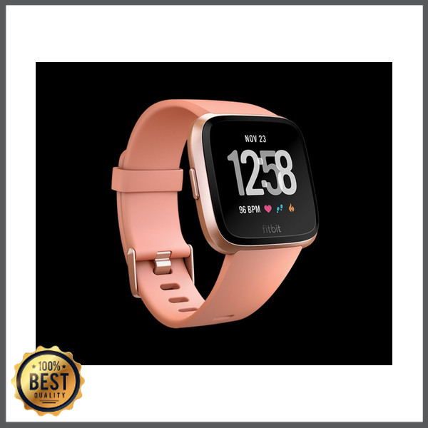 fitbit versa watch peach
