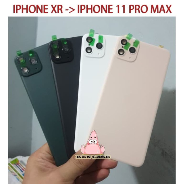 Jual TEMPERED GLASS BELAKANG IPHONE XR CHANGE TO IPHONE 11