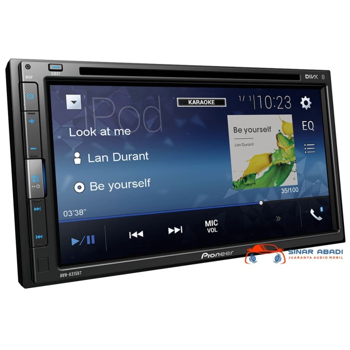 Jual Head Unit 2-Din PIONEER AVH-A315BT : DVD, CD, USB MP3