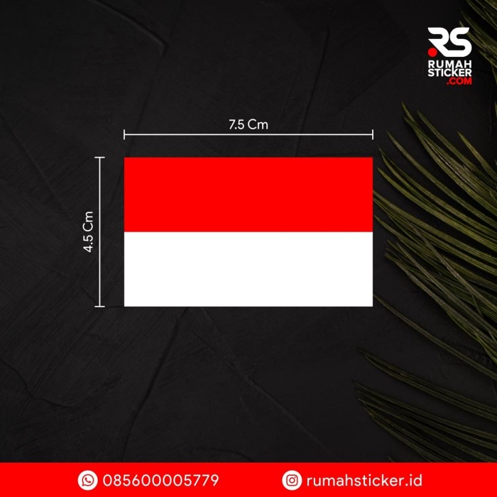 Jual Sticker Stiker  Bendera  Indonesia  Kecil untuk motor 