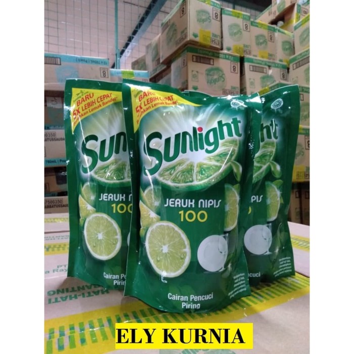 Jual Sunlight Lime Refill 755 ML - Jakarta Pusat - Ely