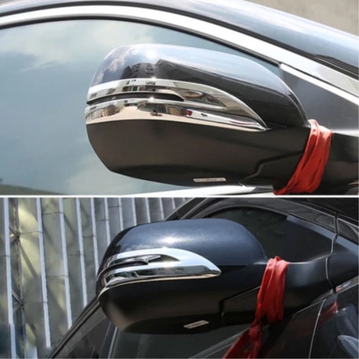 Chrome ABS Rearview Side Mirror Cover Trim For 2017-2018 Honda CRV CR-V
