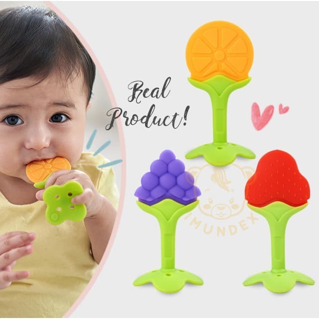 Jual Baby teether Gigitan  Bayi  berbentuk Buah Mainan gigi 