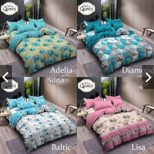 40+ Trend Terbaru Harga Bedcover Vallery Quincy Motif