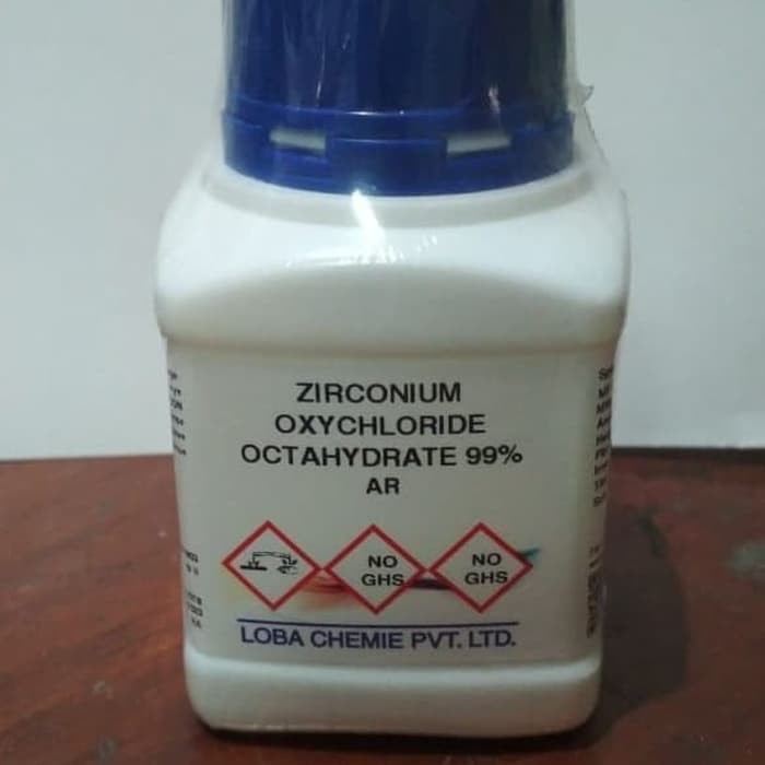 Jual Zirconium Oxychloride octahydrate 100g Jakarta Pusat FC LAB