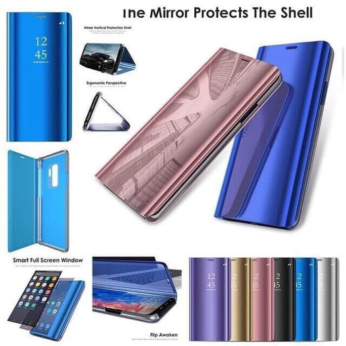 Foto Produk Flip Cover Mirror /Clear View Standing OPPO A3S dari Vormircase