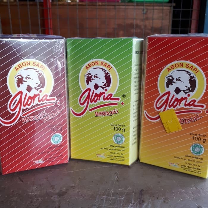 Jual Abon Sapi Gloria Kotak 100g Bawang  Biasa Jakarta 