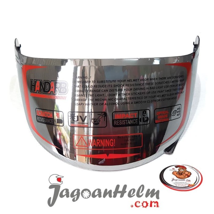 Jual VISOR HELM KYT IRIDIUM SILVER | R10 - RC SEVEN - K2