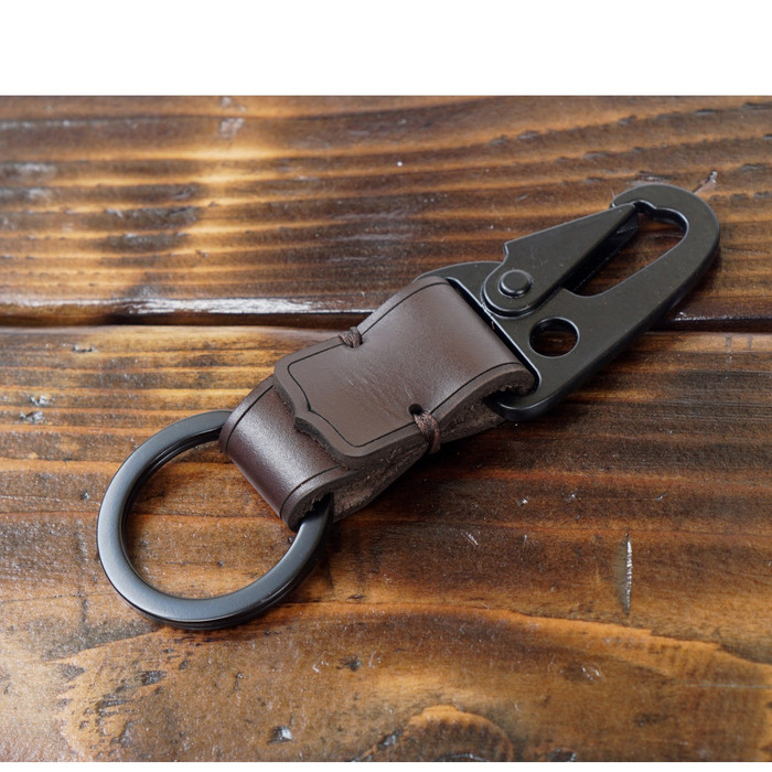 Jual gantungan kunci kulit asli KEYchain leather - Kab