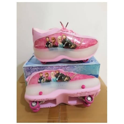 Jual NEW roller shoes sepatu  roda  anak  roda  2 frozen 