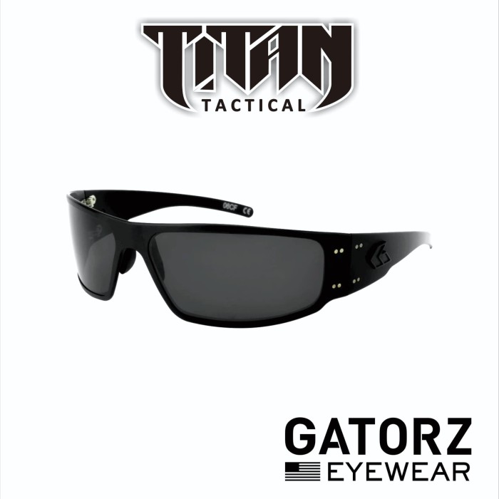 Gatorz Magnum BLACK Aluminum Scratch Resistant Polarized Gatorz MAGNUM Polarized MAGBLK01P Black Sonnenbrille Black