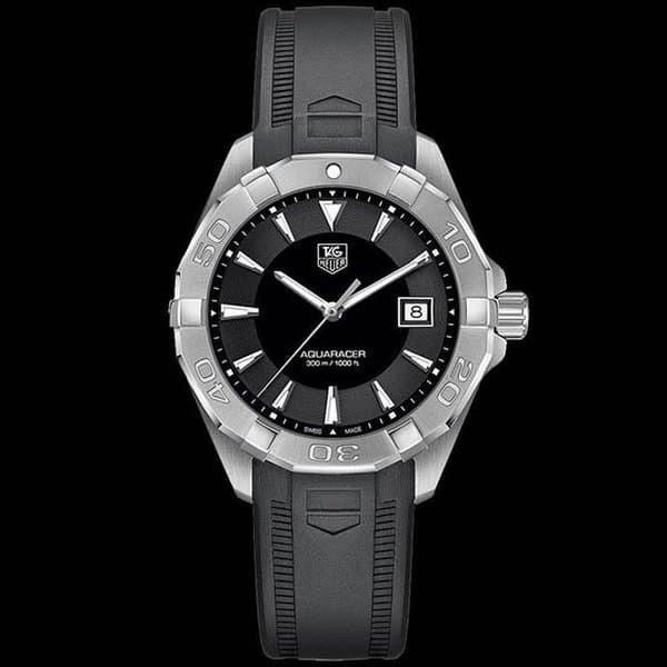 tag aquaracer black dial