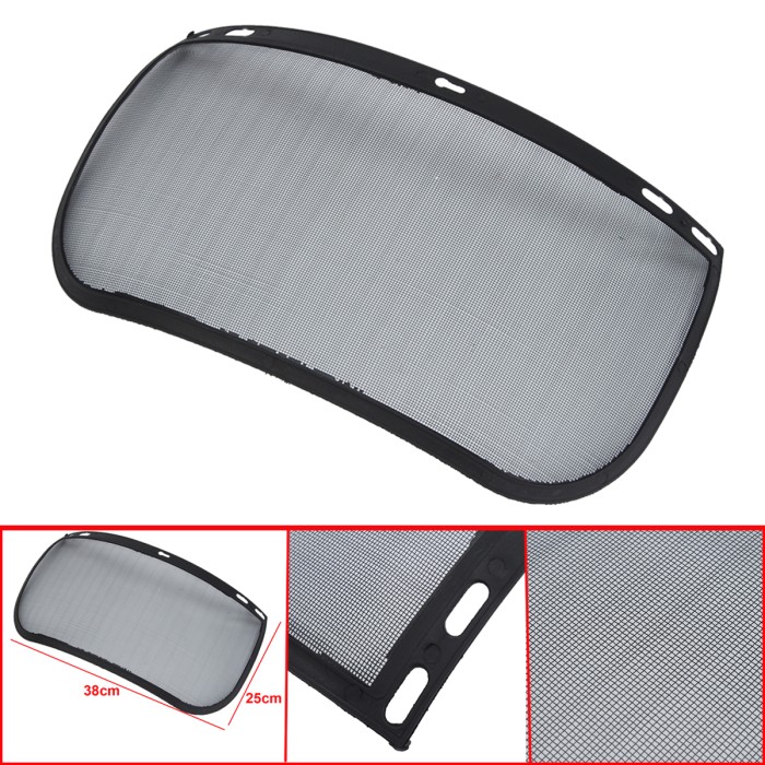 1Pcs Face Shield Clear Vision Mesh Visor