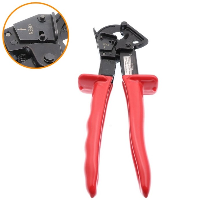 Heavy Duty Ratchet Cable Cutter Cut Up To 240mm2 Ratcheting Wire Cut Hand Tool