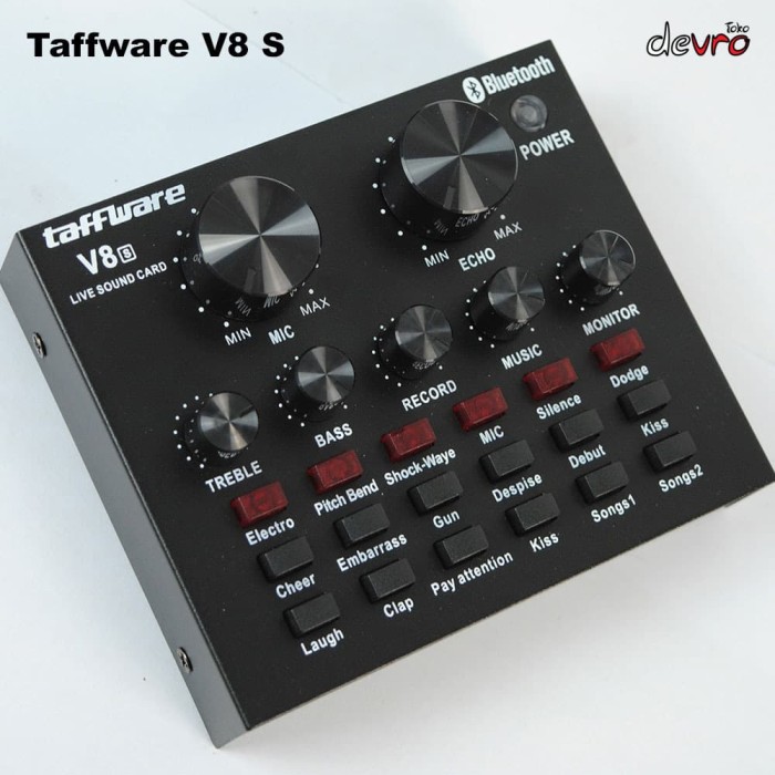 Jual Taffware Bluetooth Audio USB External Soundcard V8S