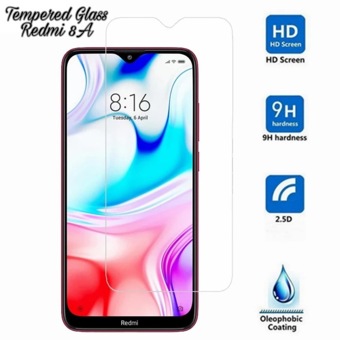 Jual Tempered Glass Clear Redmi 8A Anti Gores Layar Bening Redmi 8A - Jakarta Selatan ...