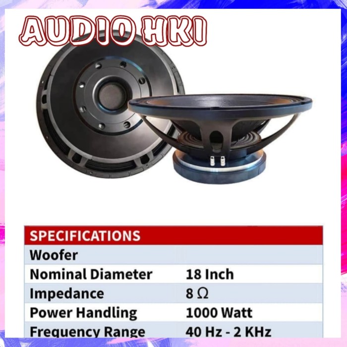 speaker wisdom 18 inch 6616