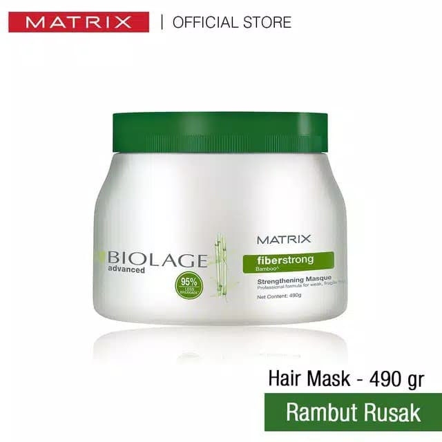 Jual Matrix Biolage Fiberstrong hair Mask 490gr matrix masker bamboo H. Jakarta Barat