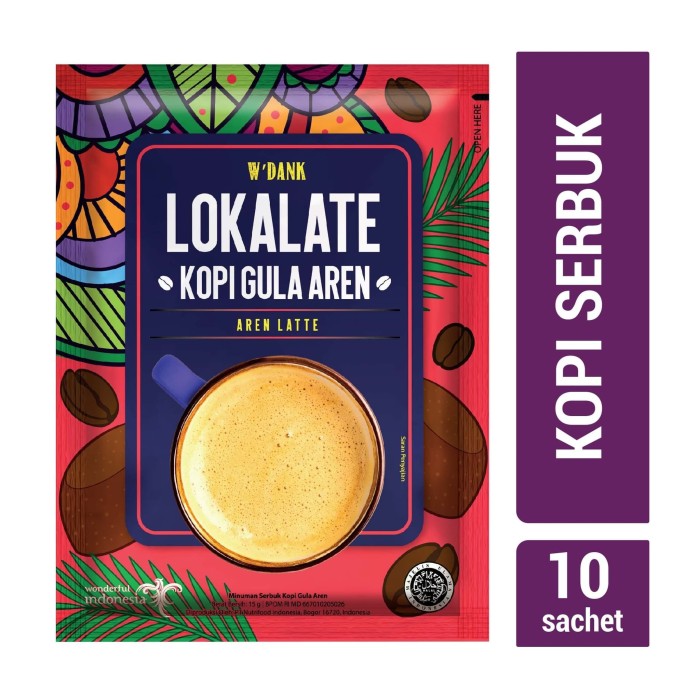 Promo W'Dank Lokalate Kopi Gula Aren (10 Sch) - Jakarta