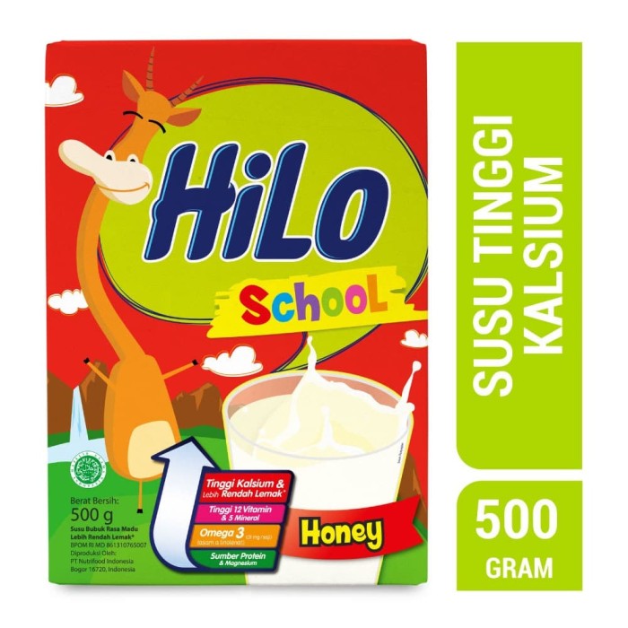 Promo HiLo School Honey 500gr - Susu Tinggi Kalsium - Jakarta Timur