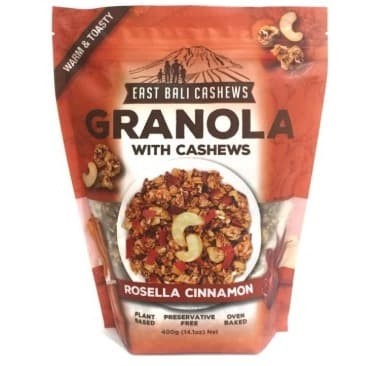 Jual East Bali Cashews Granola ROSELLA CINNAMON 400 gr - Jakarta Barat