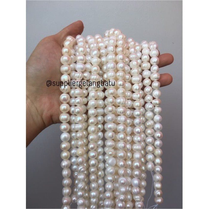 Jual Bahan Aksesoris Mutiara Air Tawar Barok Baroque 8 x Jual Bahan Aksesoris Mutiara Air Tawar Barok Baroque 8 x