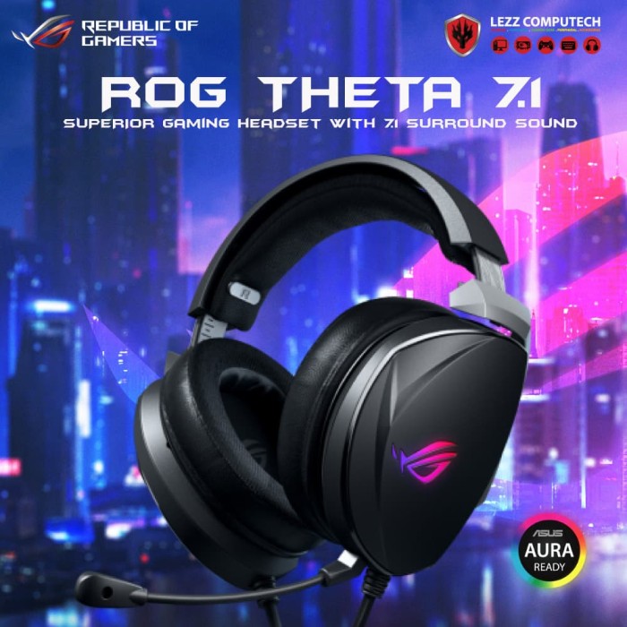 Jual ASUS  ROG THETA 7 1 SURROUND SOUND GAMING HEADSET 