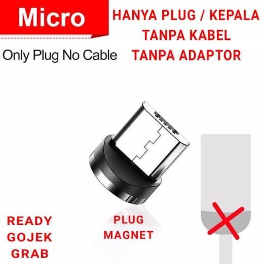 Jual KEPALA TYPE MIC   RO KABEL CASAN CHARGER HP MAGNET