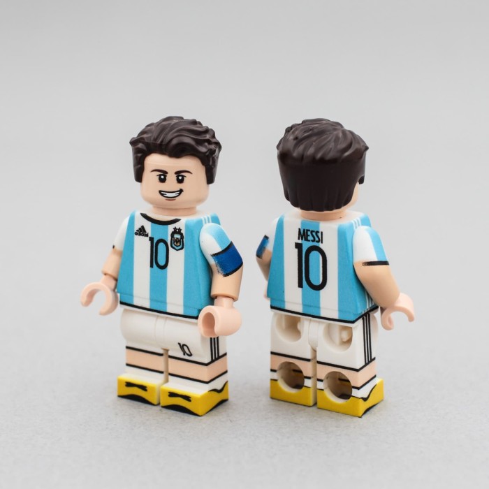 messi lego minifigure