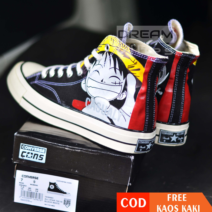 sepatu converse motif kartun