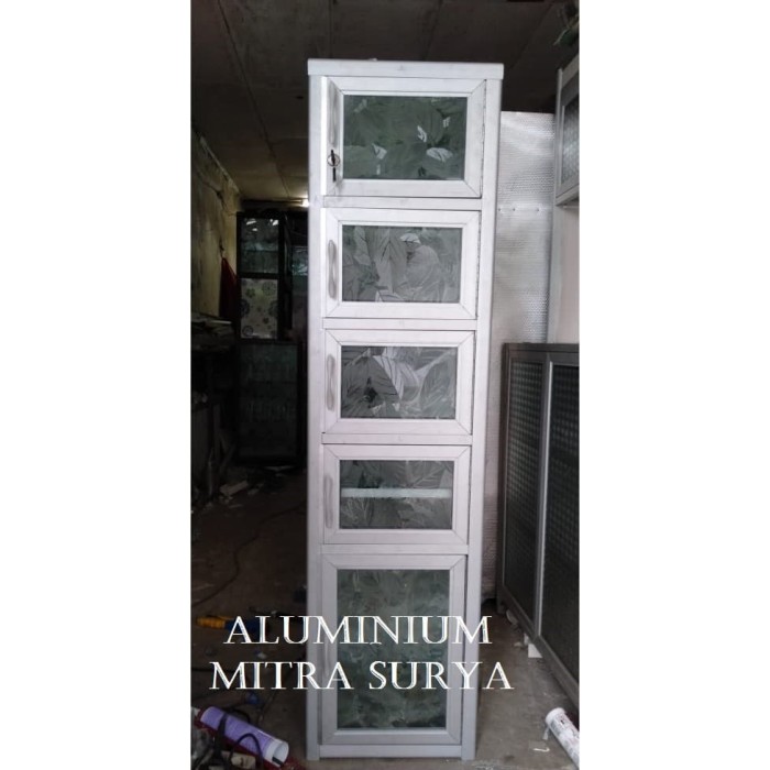 Jual Rak  Bumbu  Lemari Dapur Penyimpanan Aluminium  Keramik 