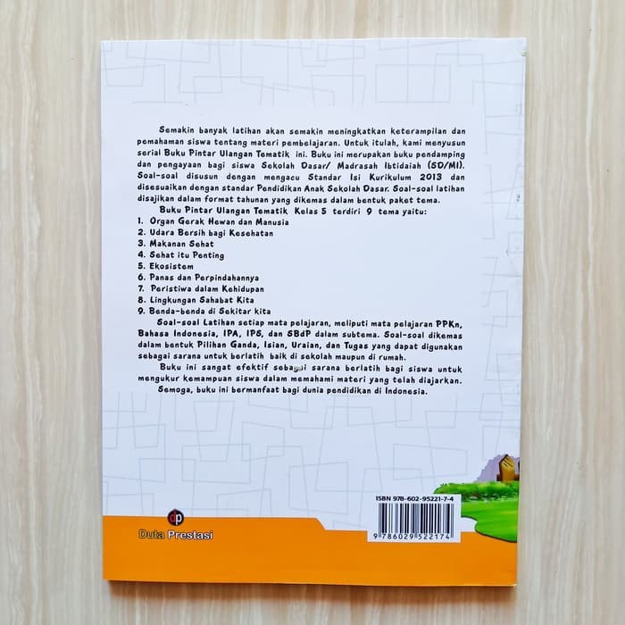 Jual Buku Sd Kelas 5 Buku Pintar Ulangan Penilaian Tematik Sd Kelas 5 Jakarta Selatan Simon Mangunsong Tokopedia