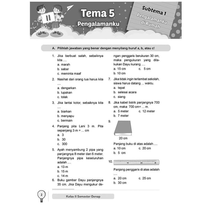 Jual Kumpulan Soal Sd Buku Latihan Soal Tematik Sd Kelas 2 Semester Genap Jakarta Timur Reksamegantara Tokopedia