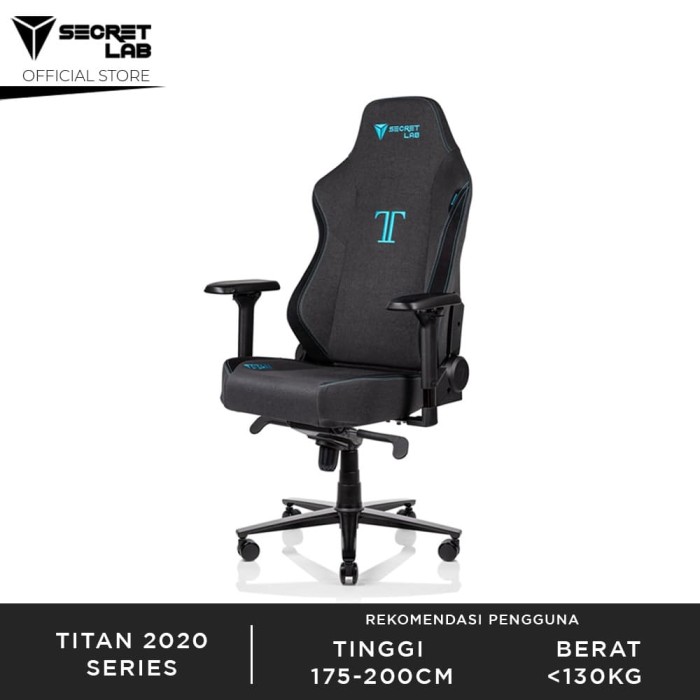 Promo Secretlab Titan2020 Series Softweave Fabric Kursi Gaming Charcoal Blue Jakarta Timur Secretlab Tokopedia