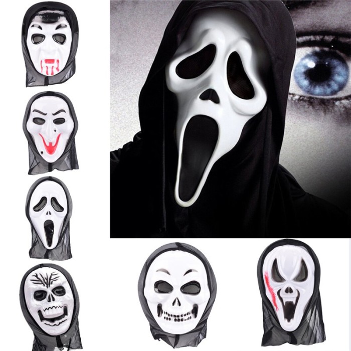 Jual Baru Topeng Wajah Hantu Scream Seram Unisex Untuk Properti Cosplay Jakarta Pusat Pelangi 14 Tokopedia