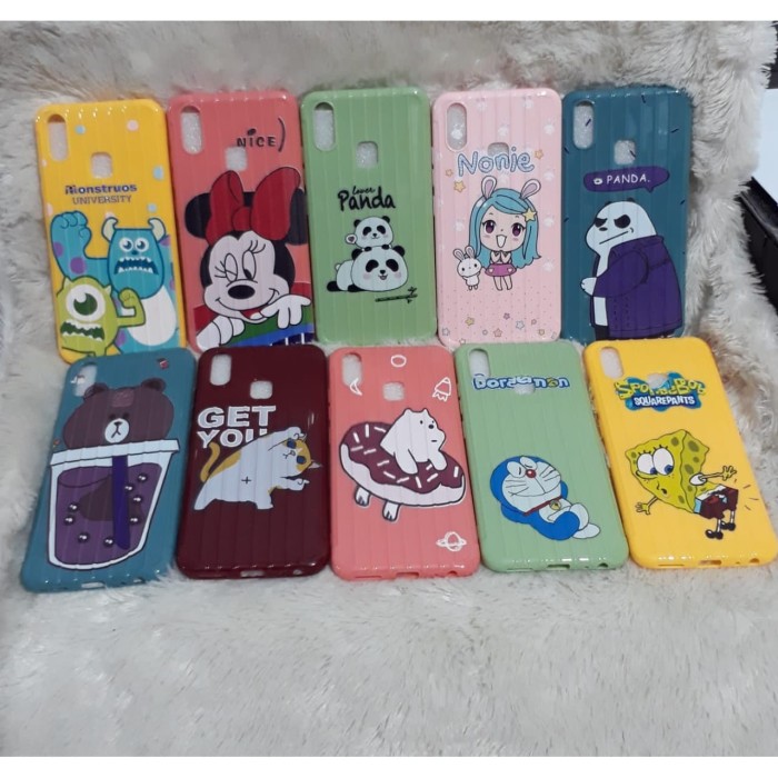 Jual Case Softcase Karakter VIVO Y   93 Doraemon Bear Bare Casing Hp