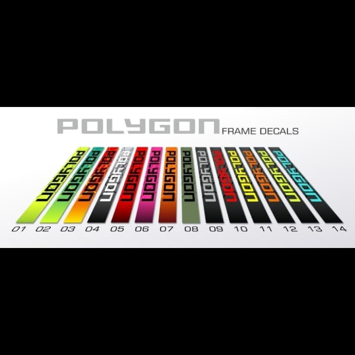 Jual Decal Downtube Polygon Xtrada 5 xtrada 6 xtrada 7