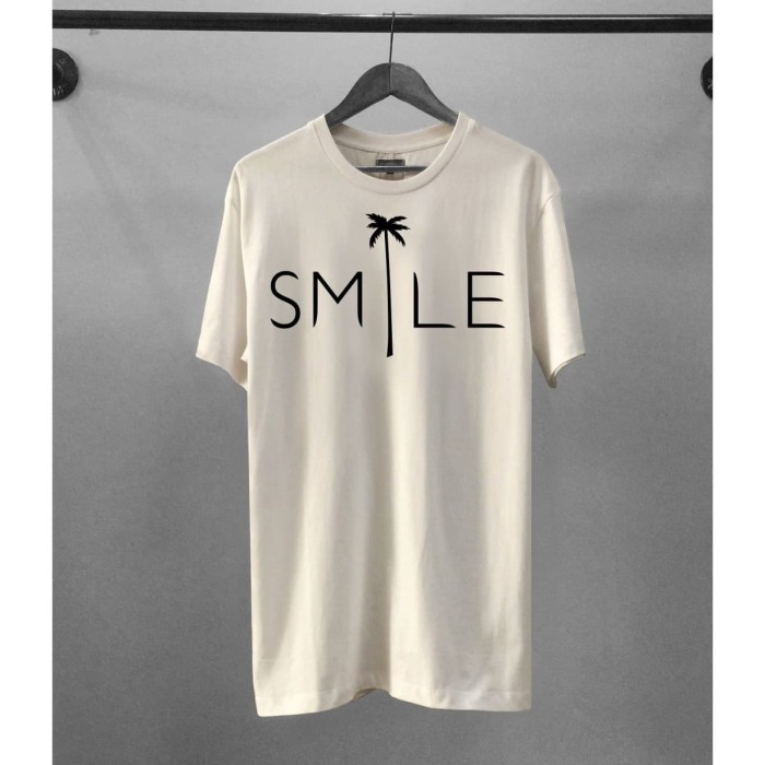 Jual T-shirt Polos Smil / Baju Kaos Distro Pria Wanita ...