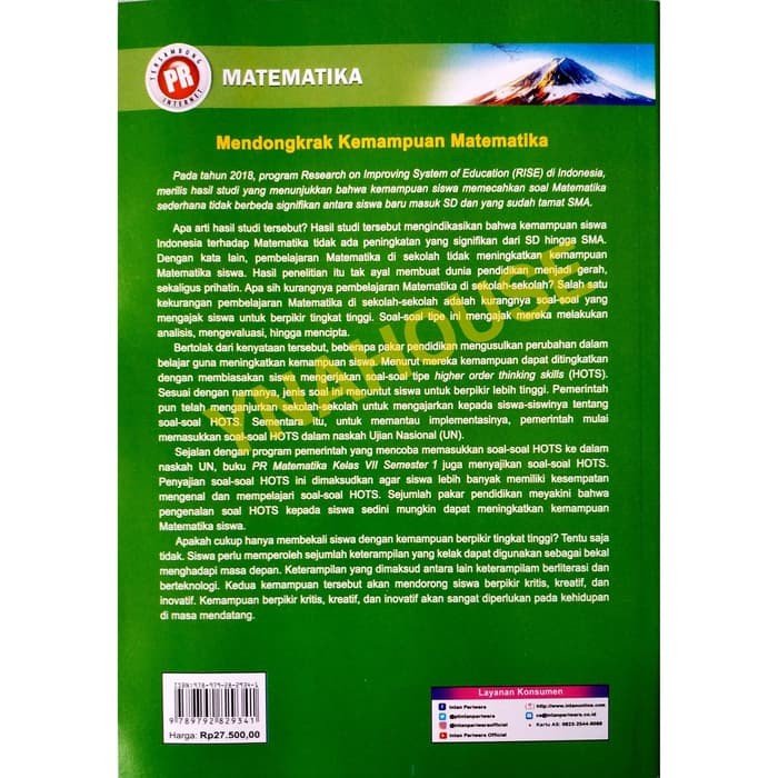 Jual Kumpulan Soal Smp Buku Pr Matematika Smp Mts Kelas Vii 7 Semester 1 Jakarta Timur Yoseftarihoran Tokopedia