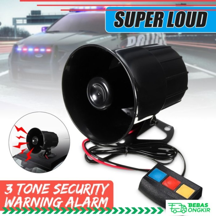 speaker alarm mobil