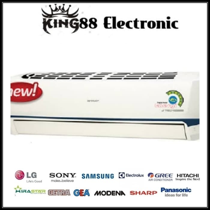 Jual AC 2 PK SHARP X18VEY INVERTER ECO MODE JETSTREAM G9 NEW Jakarta