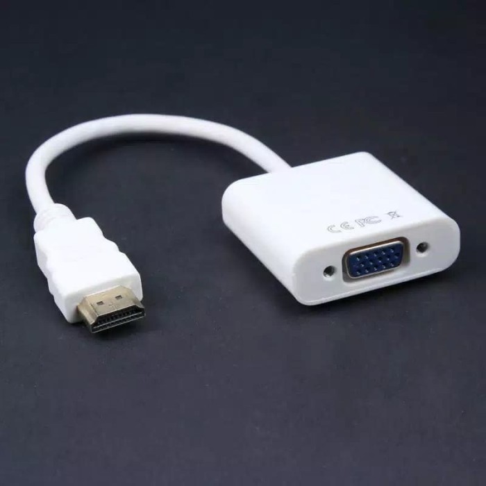 Jual Converter Cable HDMI to VGA / Konverter / Adapter / Kabel 50 Jakarta Utara Nicestuff88
