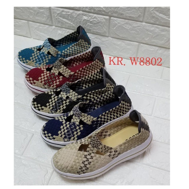 Jual Kiddo W8802 sepatu  rajut  anyaman wanita  Jakarta 