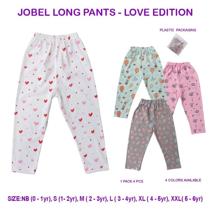 Jual Jobel  Long  Pants  HEART Edition NEWBORN Jakarta 