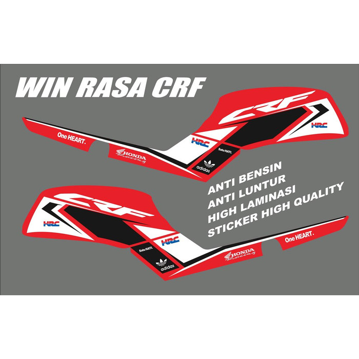 Paling Inspiratif Stiker  Decal Honda  Win  Aneka Stiker  Keren