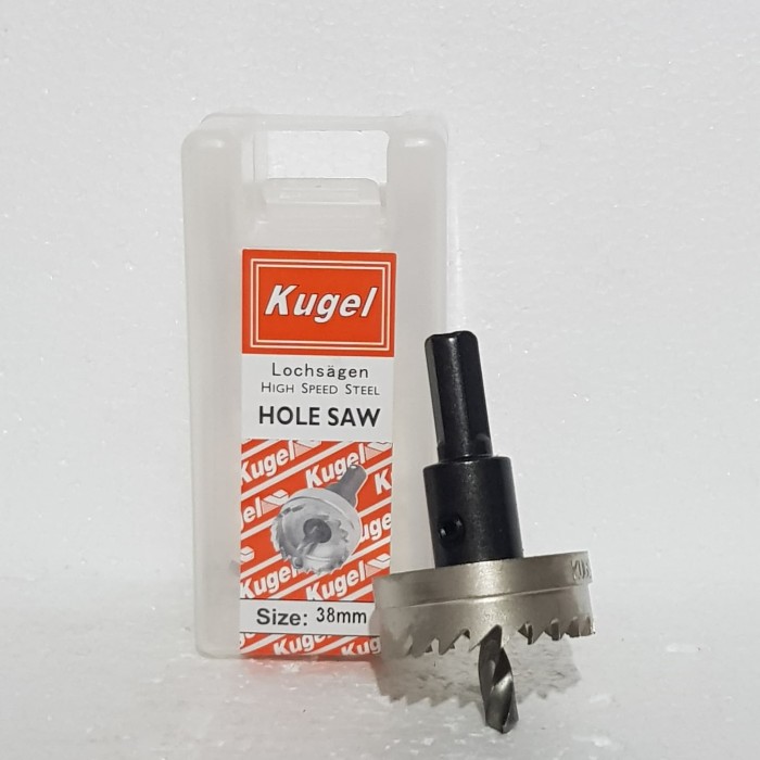 Jual Holesaw Besi HSS Kugel 38mm / Hole Saw Besi 38 mm / Mata Bor Besi