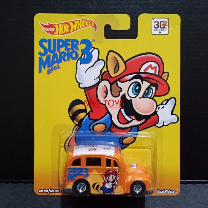 Super Mario Bros 2-2015 Hot Wheels Pop Culture REAL RIDERS COOL-ONE