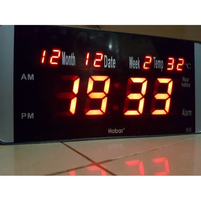 GROSIRAN FREE ONGKIR JAM DIGITAL CAIXING CX 2158 HOBAR untuk MEJA DAN