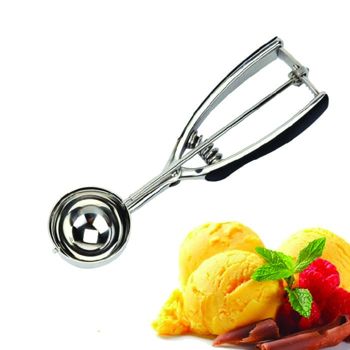 Sendok scoop ice cream stainless steel es krim dessert Serut Alat Buah
