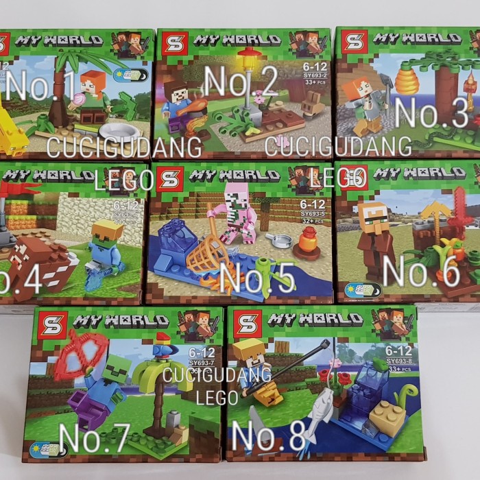 Murah 50 Daftar Harga Lego Minecraft Minicraft 2019 Terbaru